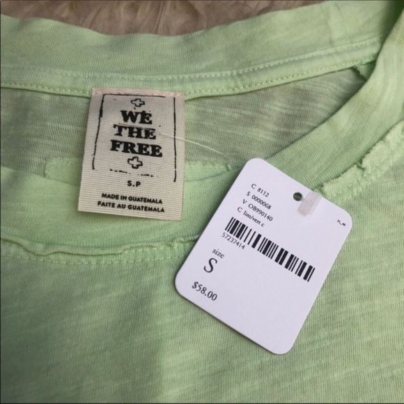 Free People We the Free Arden Long Sleeve Top NEW - Picture 7 of 8